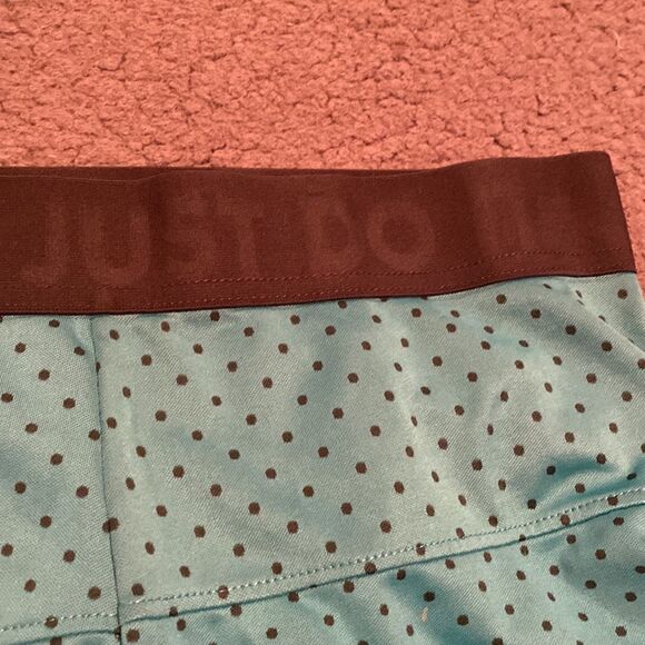 Nike Running Shorts Size Small Polka Dot Just Do It Swoosh - Picture 6 of 10